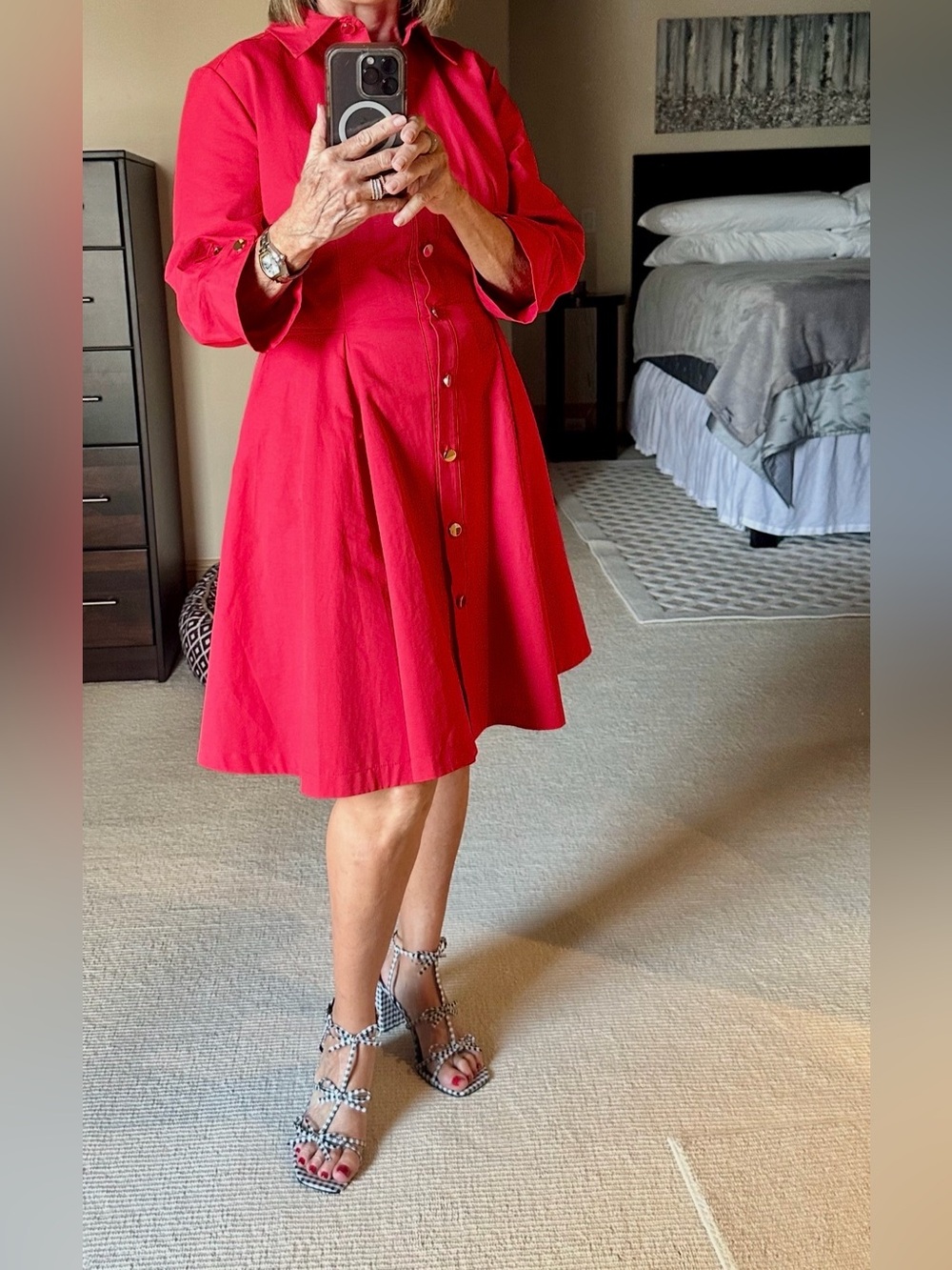 Twill Shirt Dress